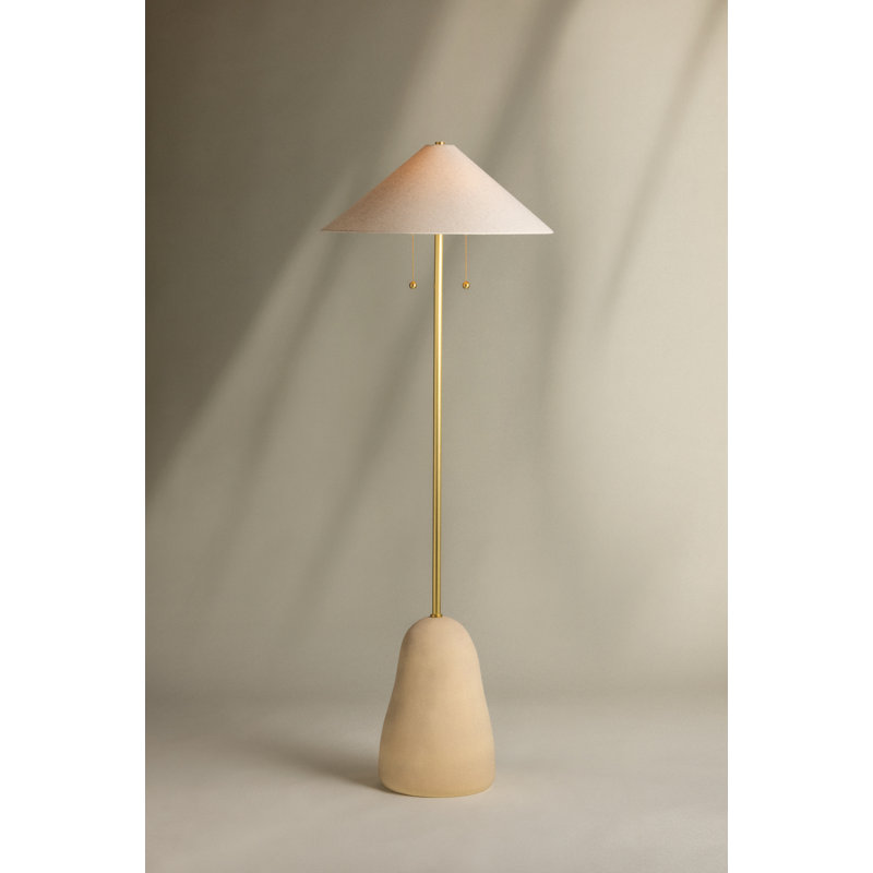 Lampe sur pied 2 lumières en céramique 67 "Maia par Eny Lee Parker x Mitzi