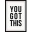 « You had this », reproduction d’art textuel sur papier-365570462