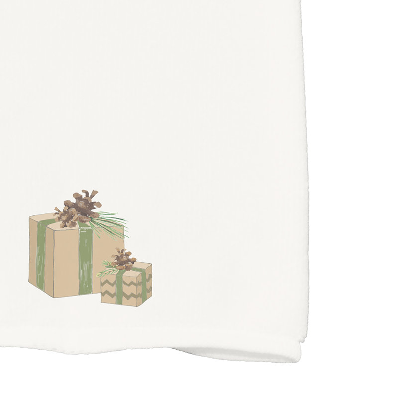 Serviette de noël cadeau de la nature Maselli, Blanc