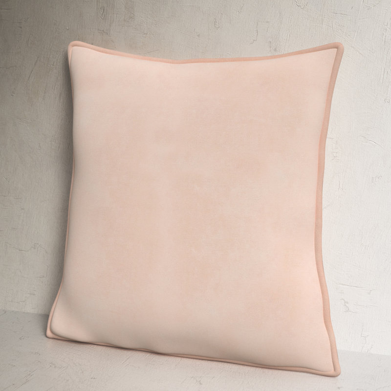 Norwin Square Cotton Pillow Cover, 22" x 22", Rust