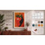 Strawberry Bold Geometric - Wrapped Canvas-772883976-772883986