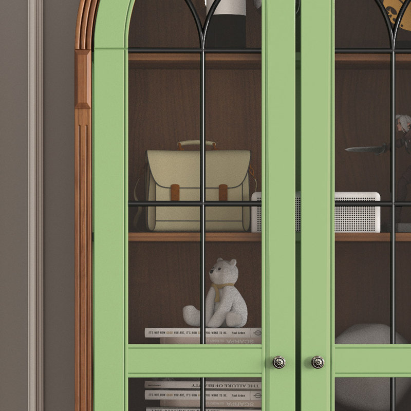 Ginine, (5 Shelves) 82.68"H x 31.5"W x 15.75"D