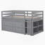 Lit mezzanine avec bureau d'écriture rétractable Kehlanie-1075676722-1075676723