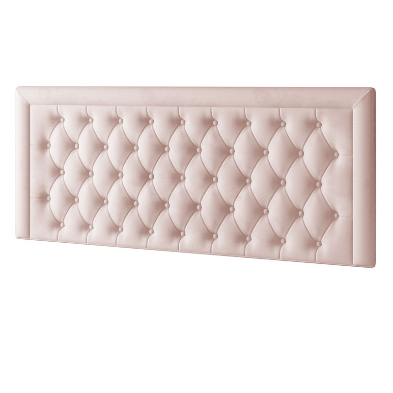 Scarborough Upholstered Headboard, Pink, Kingsize (5')