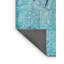 Tapis bleu en laine-93681779