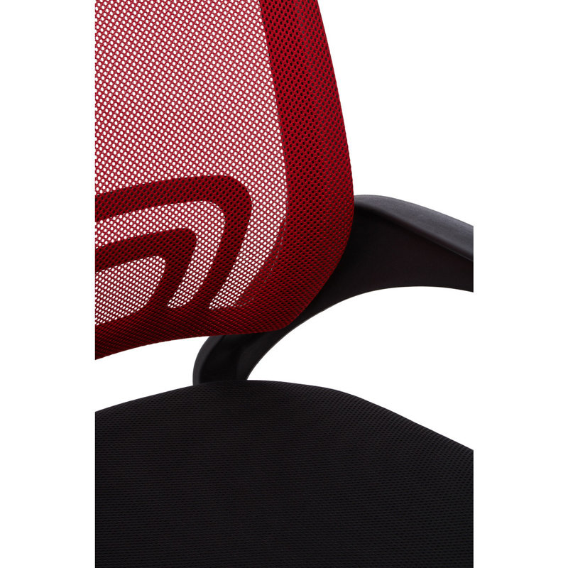 Sharples Office Chair, Red/Black