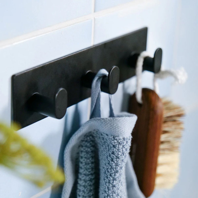 Ensemble d'accessoires de salle de bain Beslagsboden, Noir mat