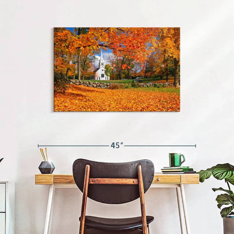 Couleurs d'automne Adella New Hampshire, H 24 po x l 36 po