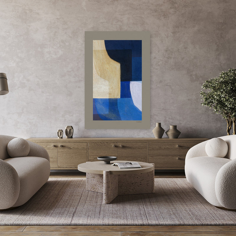 Art contemporain contemporain abstrait, H 48 po x l 32 po