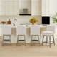 Bethea Upholstered Swivel Counter Stool