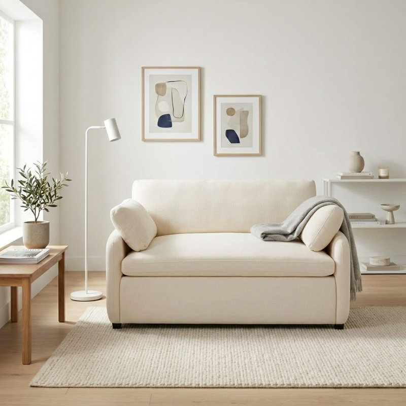 Fauteuil d'appoint 50 po, Crème, crème