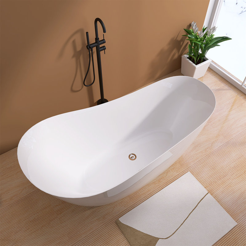 Baignoire autoportante en acrylique