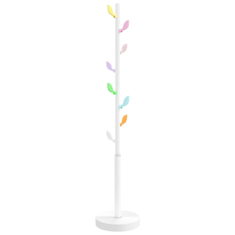 Tusten Iron Freestanding Coat Rack, White