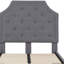 Base de lit plateforme tapissier arquée avec capitonnage Aluino - Aucun sommier tapissier requis-28940815-28940813