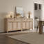 Buffet en rotin à 2 tiroirs et 3 portes l 43,39 po avec tablettes réglables-503698924