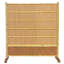3 1/2 ft Short Freestanding Screen - Natural Bamboo-1666936189