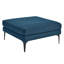 Evermore Upholstered Fabric Ottoman In Azure-1477167293