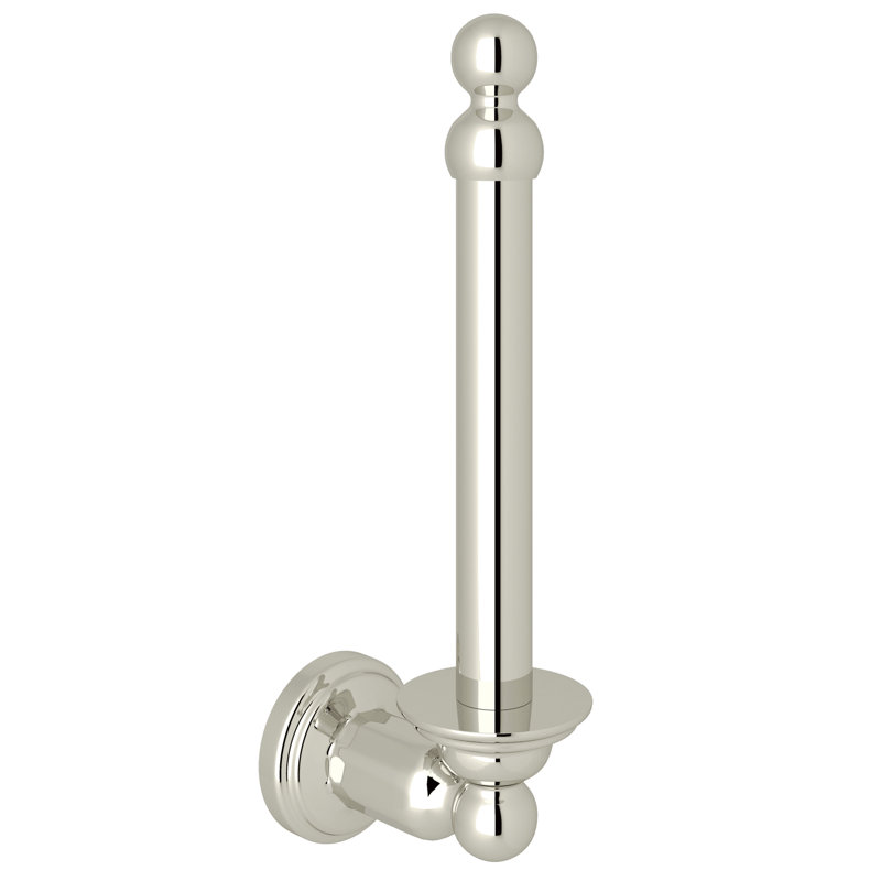 Edwardian™ Wall Mount Spare Toilet Paper Holder, Polished Nickel
