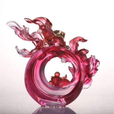 LIULI Crystal, Goldfish Sculpture | In Fulfillment