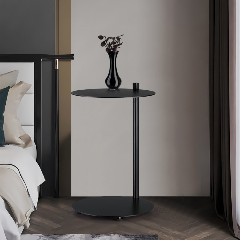 Laquonda Elegant Modern Black Side Table