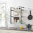 Elliora 3 Tier Modern Accent Wall Shelf