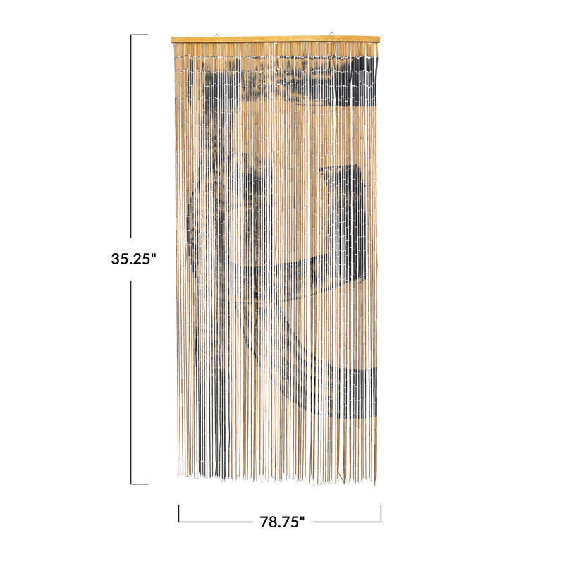 Semi Sheer Single Curtain Panel