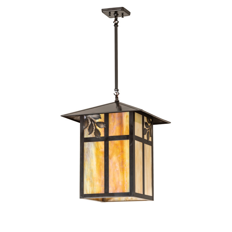 Luminaire suspendu carré à 1 lumière Seneca