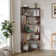 Afeef Corner Bookcase Corner Bookshelf Large Display Rack Storage Organizer