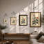 Flowering Plant Study Botanical - Framed Print-614323546-614323547