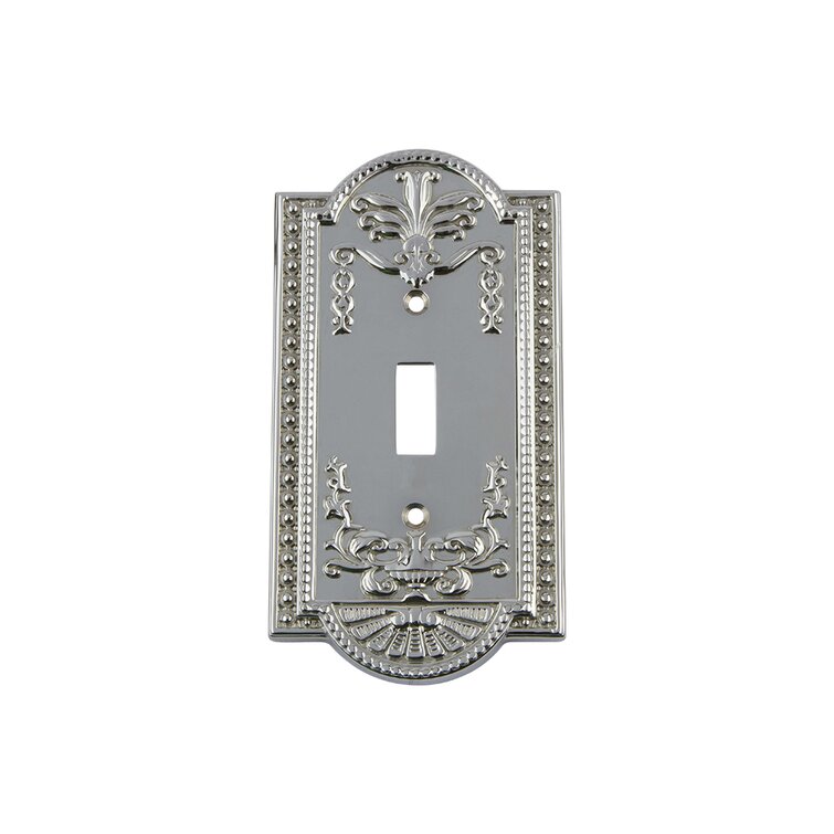 Silver Shiny Silver Rhinestones Wall Plates, 6 Pieces Light Switch Cover  Plate Bling Crystal Wall Plates Decorative Wall Plate Single Toggle For  Kitchen 