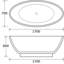 1700mm x 790mm Freestanding Soaking Acrylic Bathtub