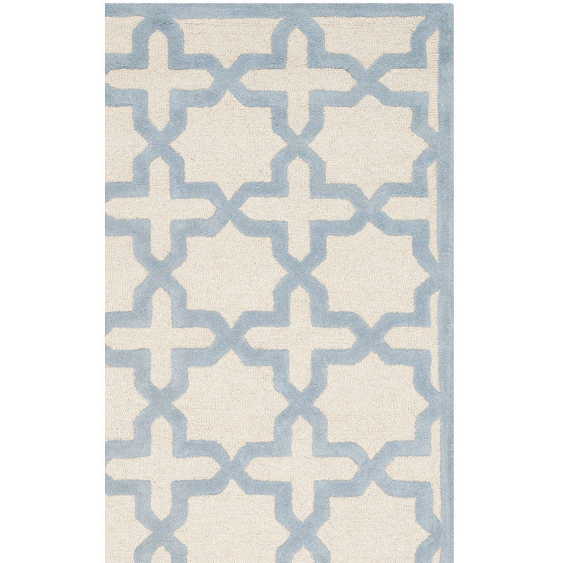 Tapis en laine touffeté à la main igna, Rectangle 2 pi 6 po x 4 pi