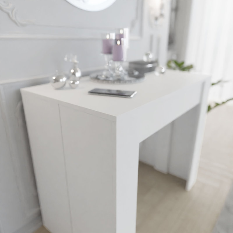 Einberger Console Table, White