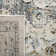 Tapis oriental gris / or Paschke