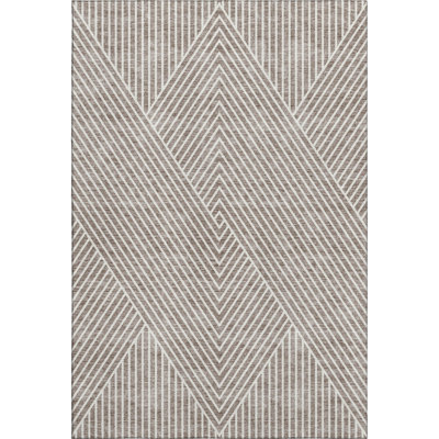 Premium Machine Washable Prisco Taupe Rug