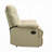 Recliners Modern Motion Recliner with Pillow Top Armrests, 40"H x 35"W x 35"D | Beige | Microfiber+Metal-1189638586
