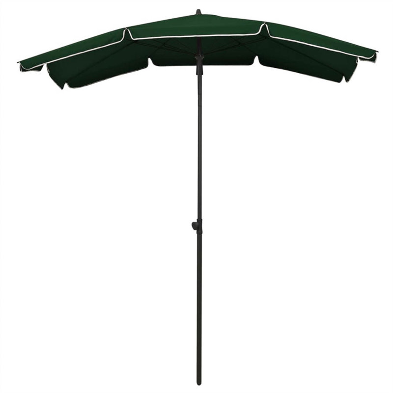 Kaidence 200cm X 130cm Rectangular Market Parasol, Green
