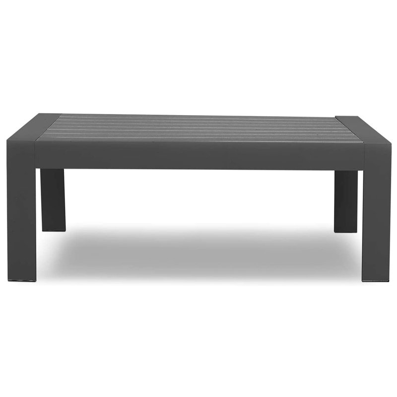 Table basse en aluminium Jonmark, Gris