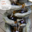 Waterfall Fountain with White LED