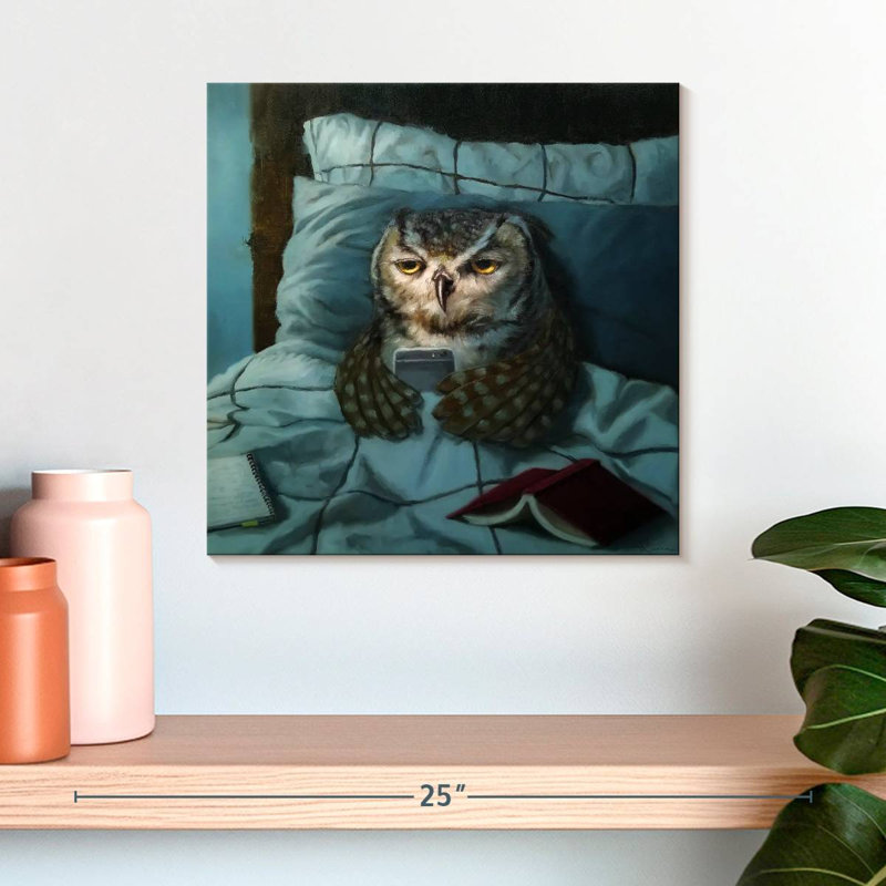 Ketti Bedroom Night Owl, 16" H x 16" W