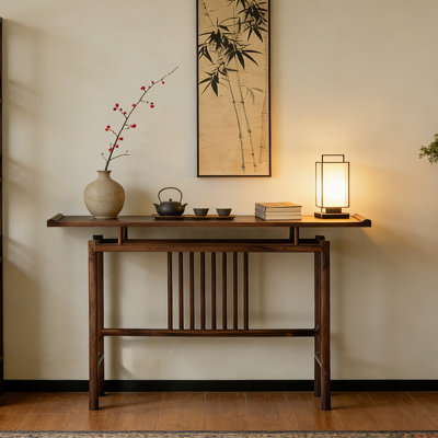 New Chinese Style Solid Wood Console Table