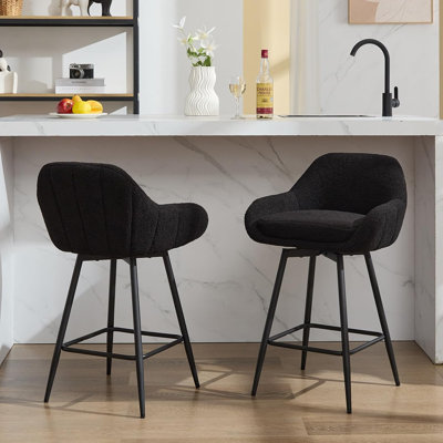 Upholstered Swivel Accent Chair