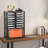Rolling File Cart 14 Slots Desk File Sorter