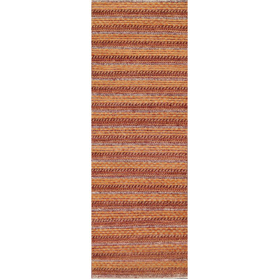 Stripe Gabbeh  Oriental Runner Rug 2x8
