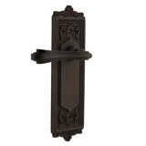 Egg & Dart Plate Passage (Hall & Closet) with Fleur Lever