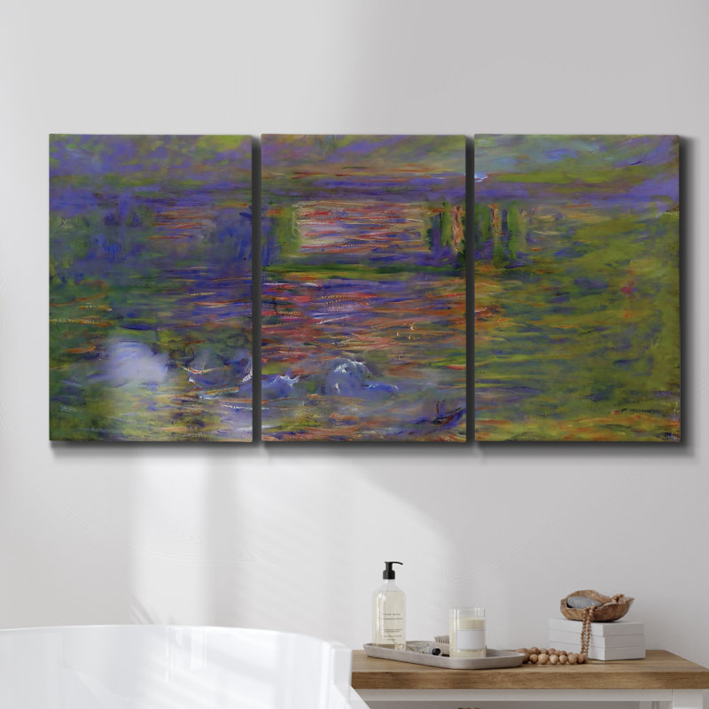 " The Rose Bush, 1925 " 3 - Pieces, 60" H x 120" W x 2" D