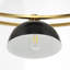 Luminaire suspendu 3 lumières, doré-145046164-145046165