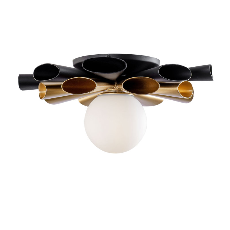 Daphne 1-Light Convertible Flush Mount/Sconce