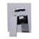 Shower Valve Mixer with Square Lever Handle and Diverter