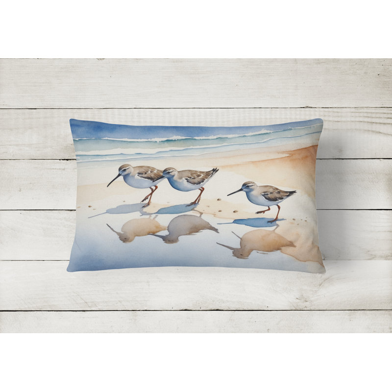 Coussin Sandpipers, Rectangle H 12 po x l 16 po